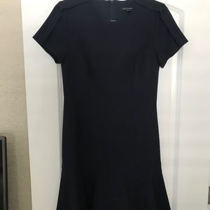 Banana Republic  navy ruffle work dress, size 6